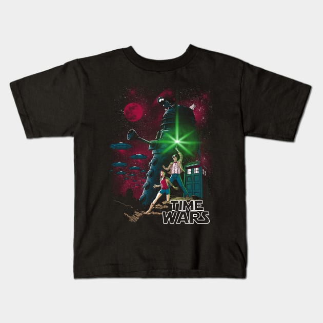 Time Wars Kids T-Shirt by Fuacka